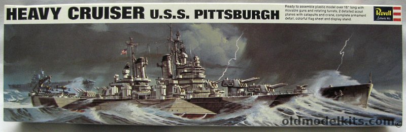 Revell 1/490 CA-72 USS Pittsburgh Heavy Cruiser (Baltimore Class), H457-200 plastic model kit